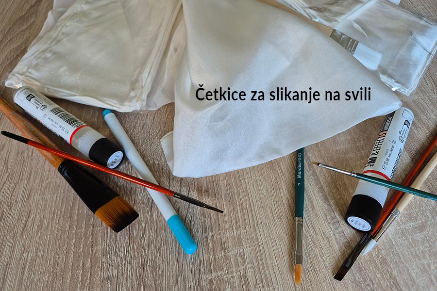 Četkice za slikanje na svili